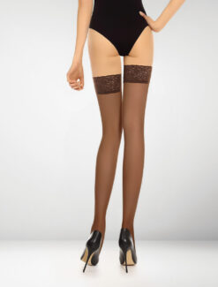 Padua 20 Denier Hold Ups - Cocoa