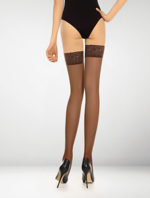 Padua 20 Denier Hold Ups - Cocoa