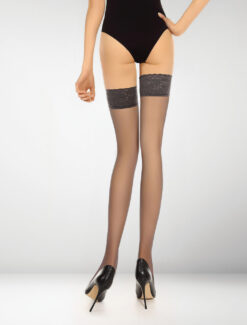 Padua 20 Denier Hold Ups - Graphite