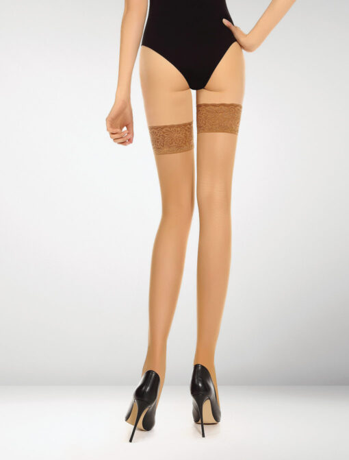 Padua 20 Denier Hold Ups - Natural